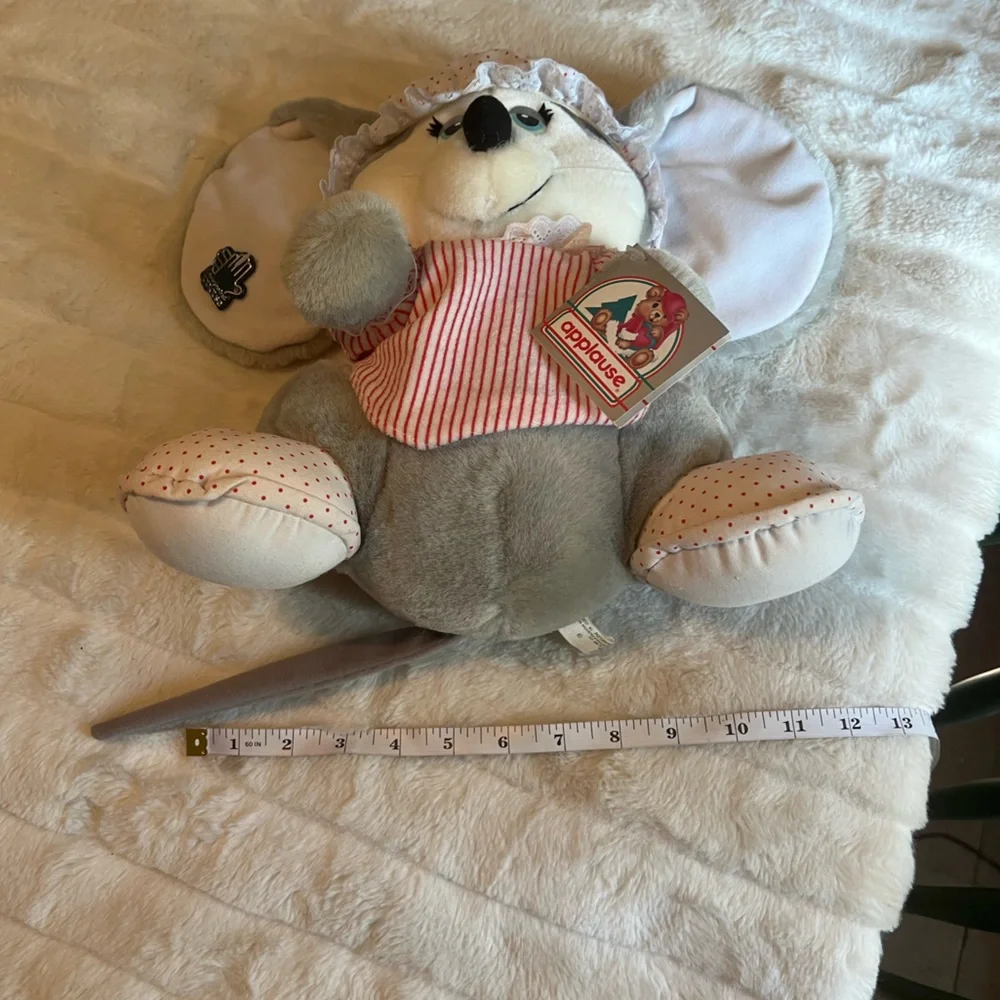 NWT Vintage 1988 Applause Sugarplum Holly 12” Christmas Decor Stuffed Plush Toy